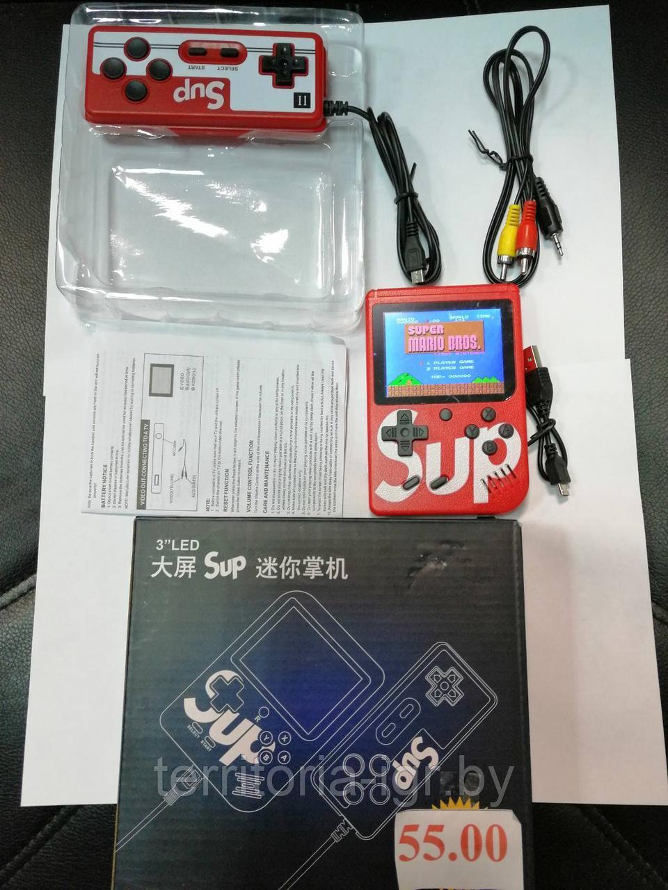 Игровая приставка SUP Game box Plus 400 игр в 1+ Геймпад (желтая) - фото 3 - id-p111622919