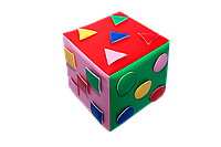 Кубик "Формы и цвета" (дидактический кубик)