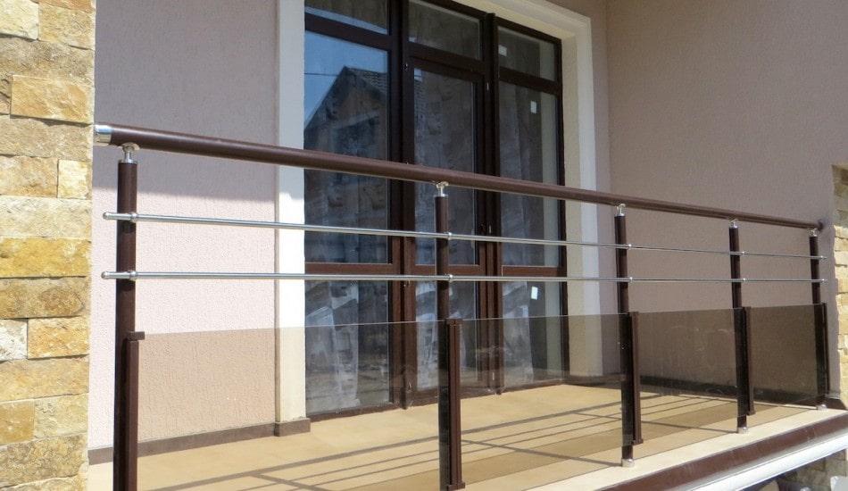 Комбинированные балконные ограждения - фото 2 - id-p111623851