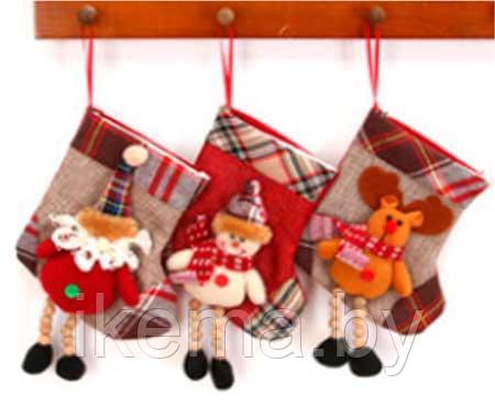 Рождественский носок для подарков (23х11 см.) арт.TM-698 - фото 1 - id-p111627330