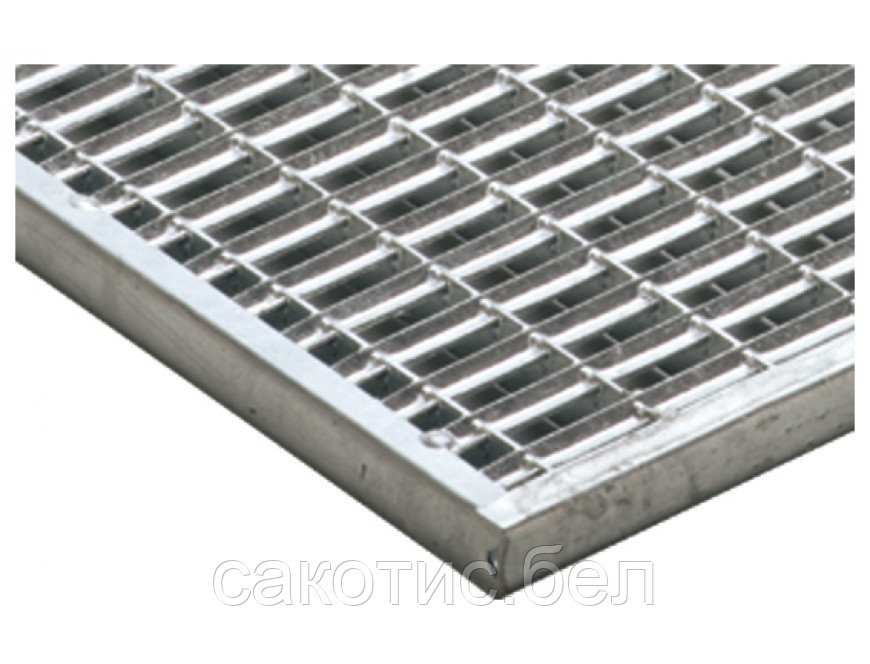 Решетка стальная оцинкованная ACO Vario (ячейка 33/10) 990х490 мм - фото 2 - id-p111627635