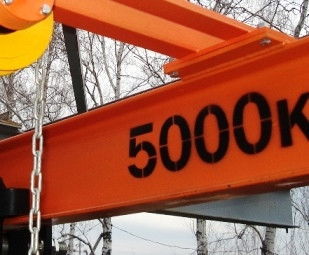 Кран-балки ручные подвесные грузоподъемностью 5000 кг (КПР-5,0)