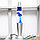 Лава лампа с воском в сером корпусе 42 см Синяя, фото 4