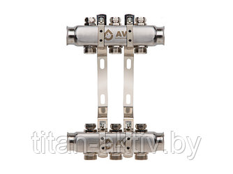 Коллекторная группа AVE162, 3 вых. AV Engineering (PRO серия Для отопления (радиаторы))