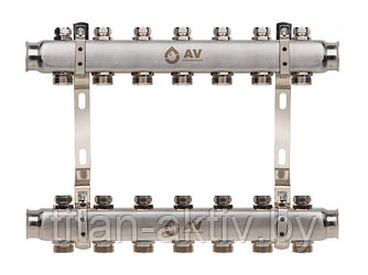 Коллекторная группа AVE162, 7 вых. AV Engineering (PRO серия Для отопления (радиаторы))