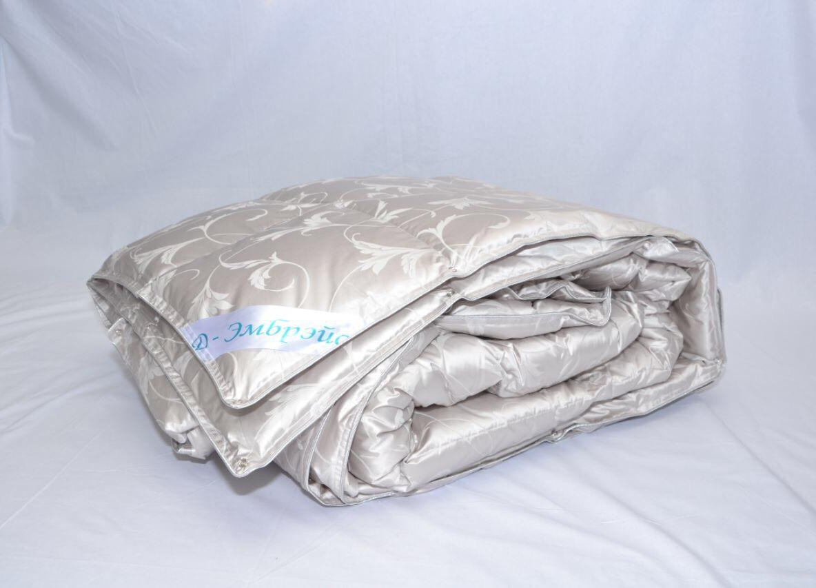 Одеяло из гусиного пуха в шёлковом чехле евро-размер 220х200 - фото 1 - id-p111675135