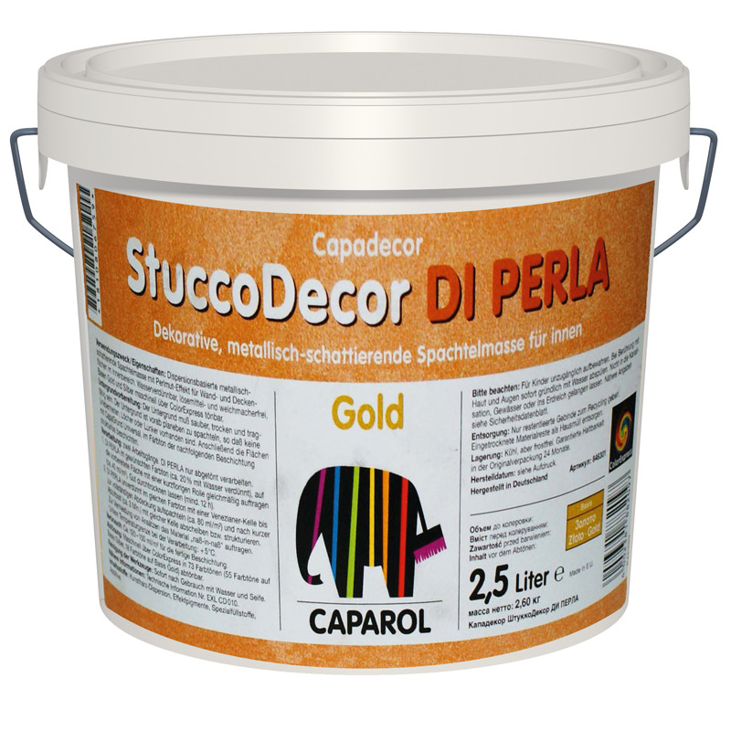 Декоративное покрытие Capadecor Stucco Di Perla Gold 2.5л