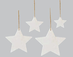 Декор подвесной "Звезды", белый