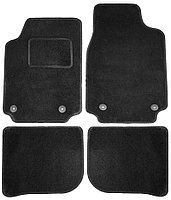 Коврики ВОРСОВЫЕ в салон Audi 100 C4 1991-1994 / Audi A6 C4 1994-1997 Черный (Польша, эконом)