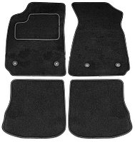 Коврики ВОРСОВЫЕ в салон Audi A4 B5 1994-2001 Черный (Польша, эконом)
