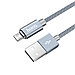 Дата-кабель магнитный U40A Micro USB 1.2м. 2A. металлик Hoco, фото 3