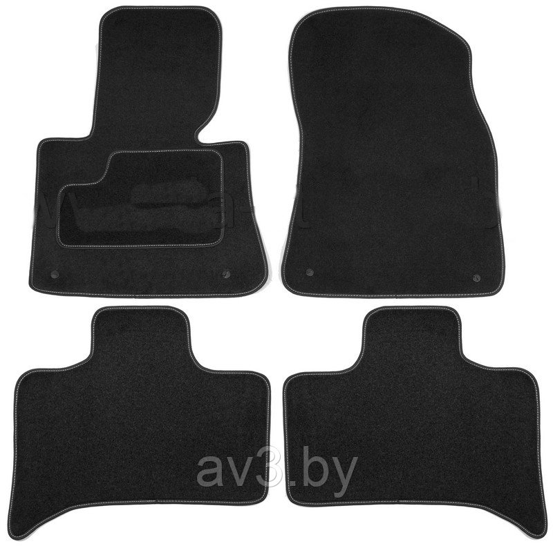 Коврики ВОРСОВЫЕ в салон BMW X5 E53 1999-2006 Черный (Польша, эконом)