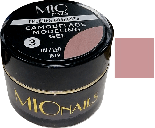 Гель Mio Nails средней вязкости. Тон 3. 15 мл
