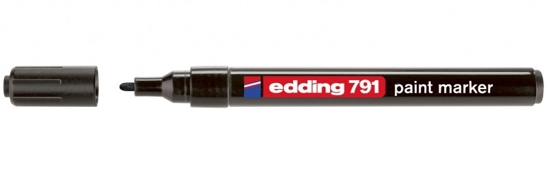 Маркер Edding-791 эмаль 1-2 мм (для печатных плат) чёрный