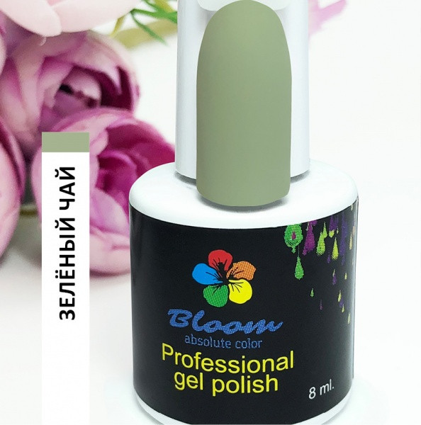 Гель-лак Bloom ЗЕЛЕНЫЙ ЧАЙ, 8мл