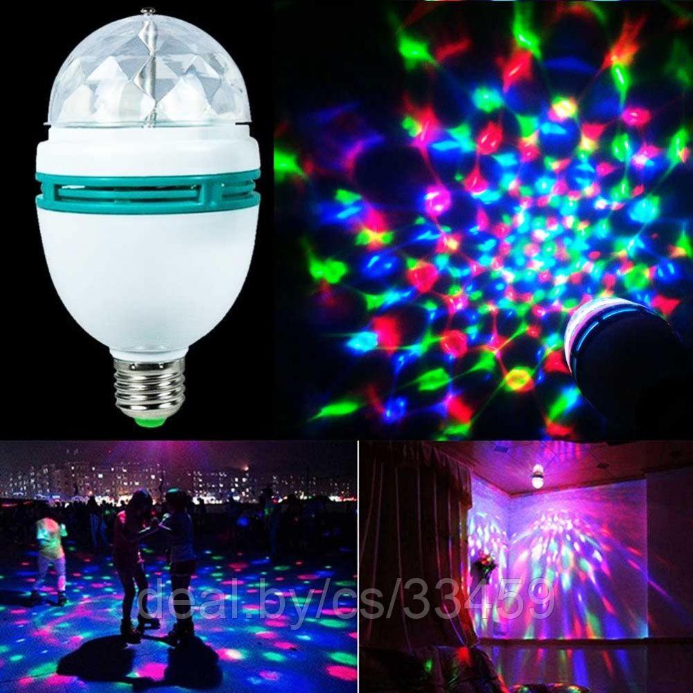 Новогодний ночник-проектор вращающийся LED mini party light