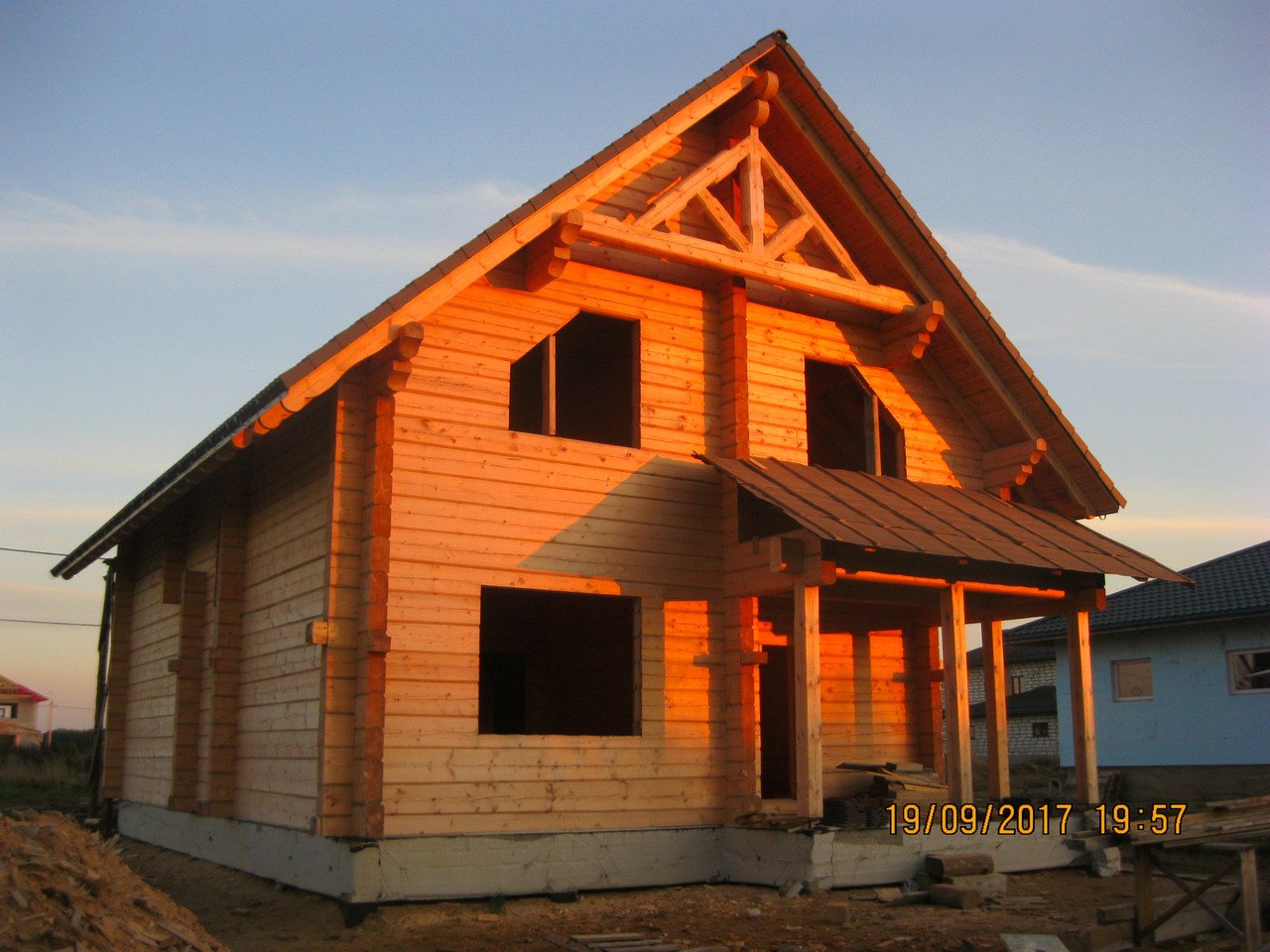 Строительство деревянных домов из лафета (полубруса) - фото 6 - id-p111722751