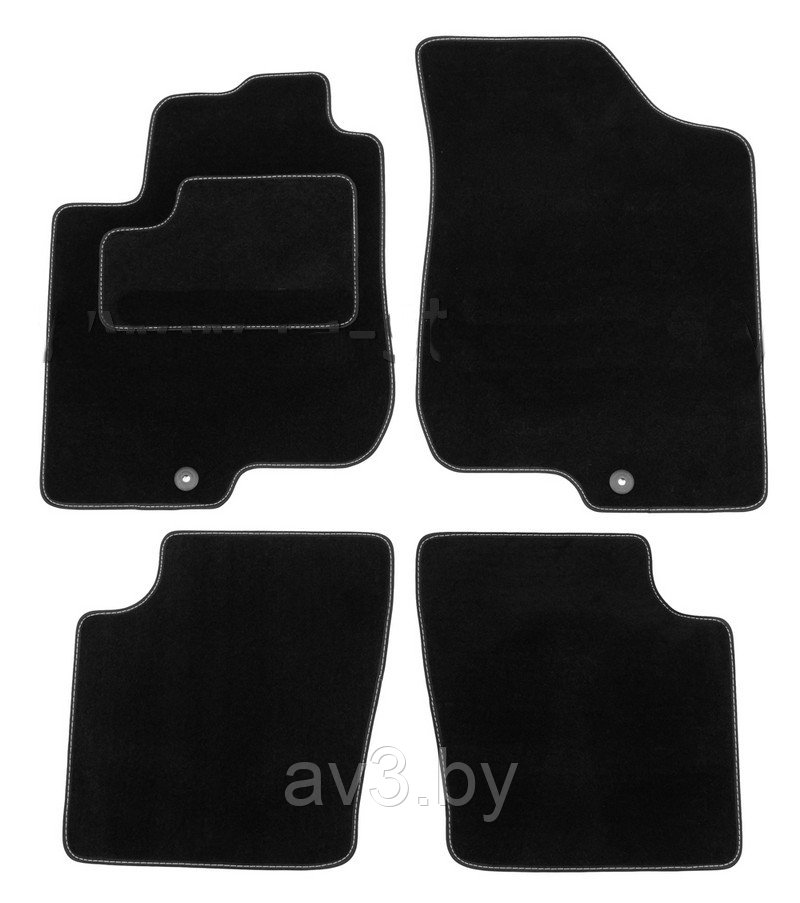 Коврики ВОРСОВЫЕ в салон Kia Ceed 1 2006-2012 (Польша, эконом)