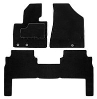 Коврики ВОРСОВЫЕ в салон Kia Sorento 2 2009-2012 Черный (Польша, эконом)