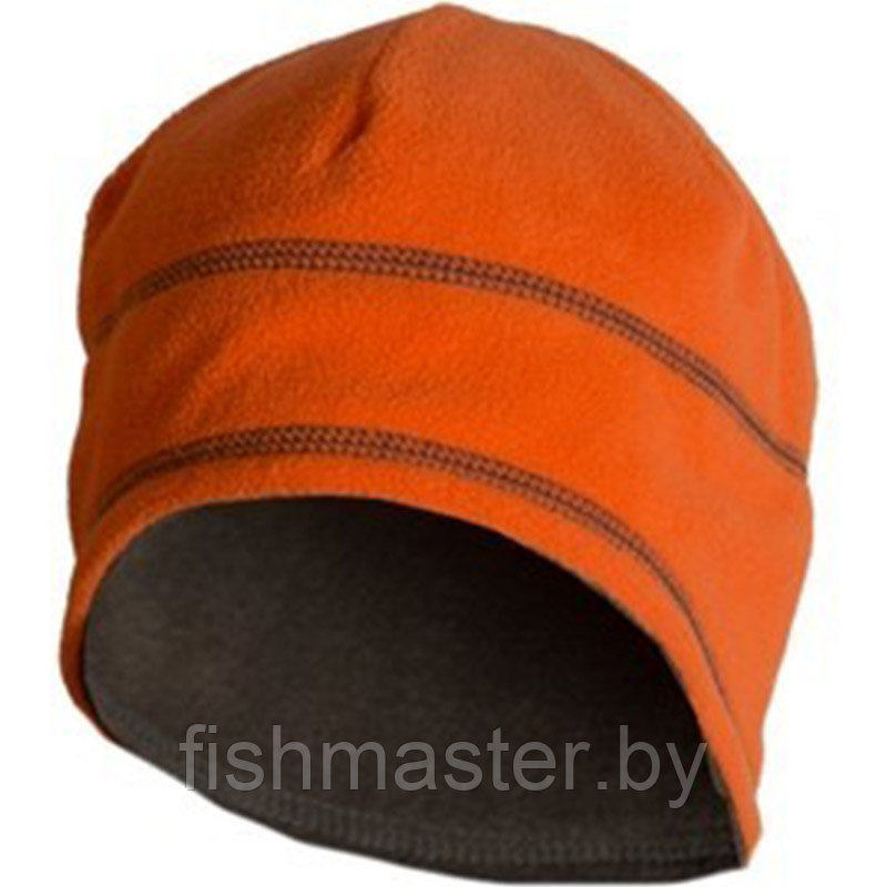 Шапка HUNTSMAN двусторонняя цвет Хаки/Оранжевый ткань Флис - фото 2 - id-p111735846