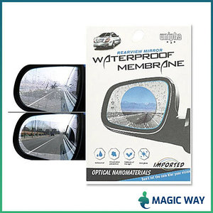 Мембрана на зеркало автомобиля водонепроницаемая Антидождь Waterproof Membrane диаметр 9см