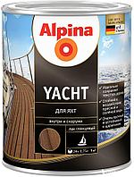 Лак алкидный для яхт Alpina Yacht глянцевый 2,5 л, Германия