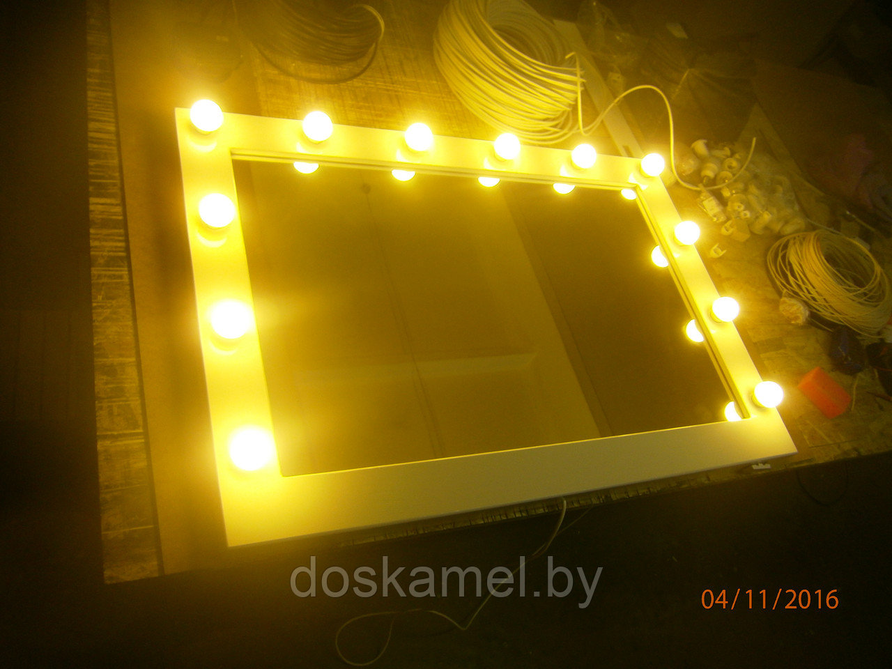 Зеркало гримерное с подсветкой - фото 3 - id-p111759925