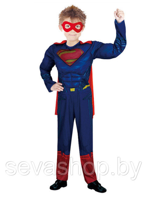 Детский костюм Супермена (Superman) с мускулатурой