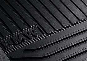 Резиновые задние коврики BMW F07 GT LCI 5 серия, Black