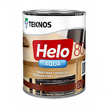 Лак для дерева водоразбавляемый Текнос Хело аква 80 Teknos Helo Aqua 80 gloss 9 л