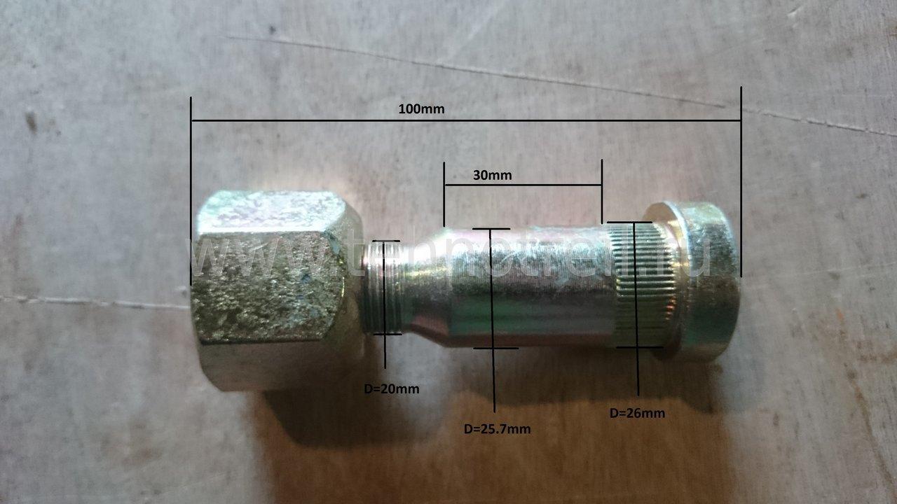 ZL40.2-9/ZL40.2-10 Шпилька колеса 23,5-25 Артикул: ZL40.2-9/10 - фото 1 - id-p111766042