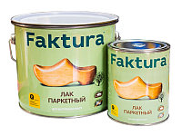 Лак FAKTURA паркетный глянец, банка 2,7 л