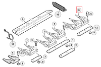 Палец жатки тройной AXE37175 (AH143574, AH168908, H204289)