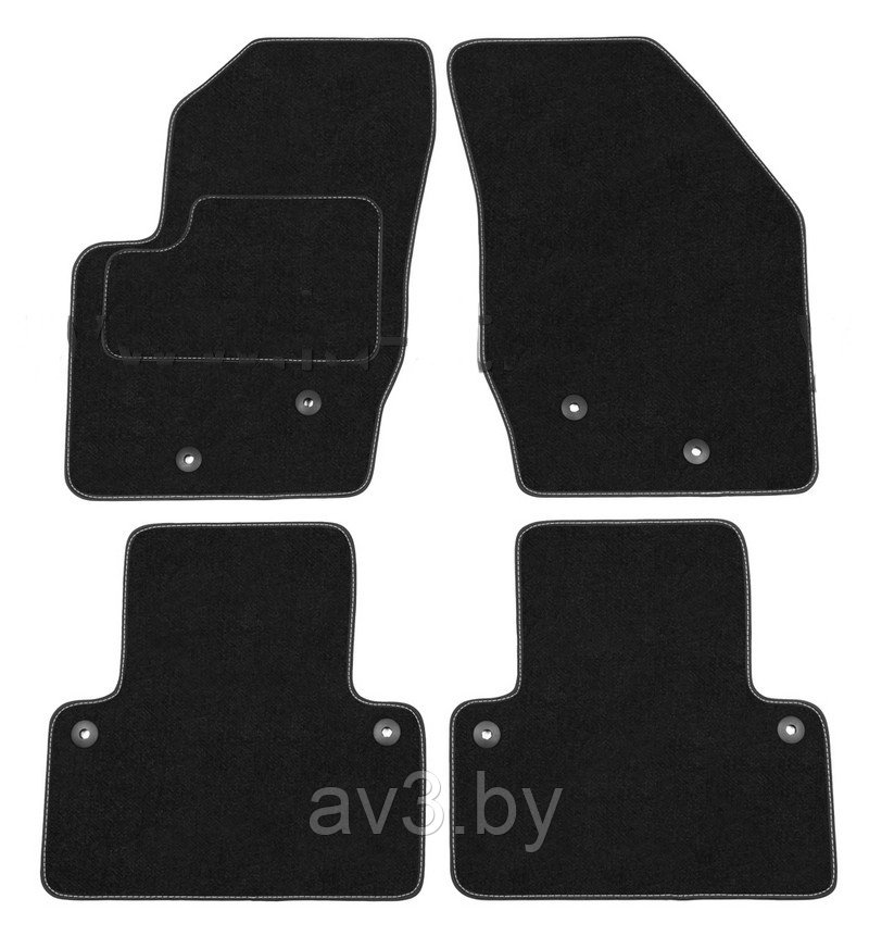 Коврики в салон ВОРСОВЫЕ Volvo XC90 1 2002-2014 / Highway