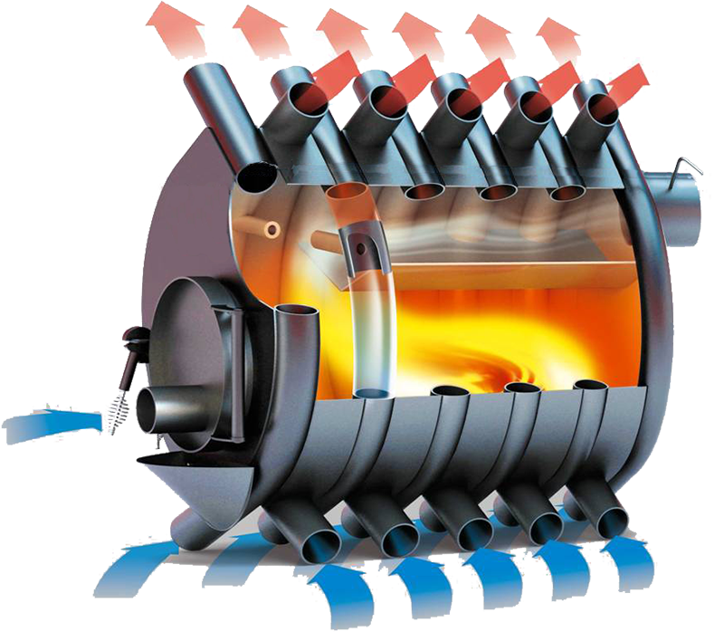 Печь отопительная для дома до 400м3 со стеклом .Буран(Бренеран), Клондайк . - фото 9 - id-p111774544