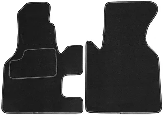 Коврики ВОРСОВЫЕ в салон Volkswagen T4 1990-2003 Черный (Польша, эконом)