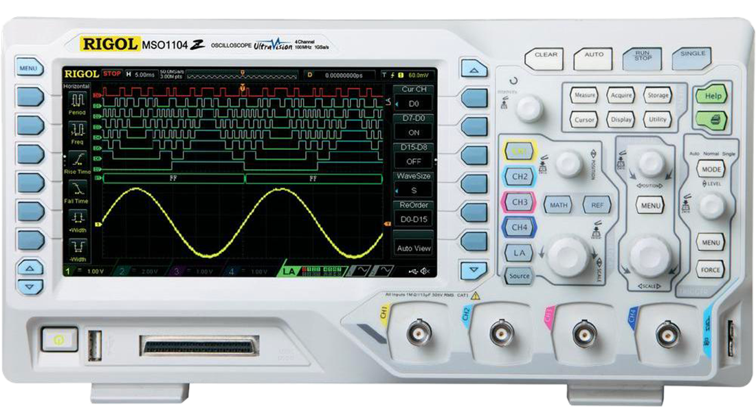 Осциллограф цифровой RIGOL MSO1104Z смешанных сигналов - фото 1 - id-p109334056