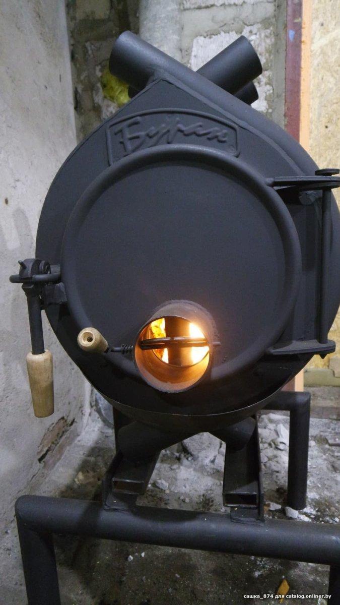 Отопительная печь для дачи  до 400м3. (печь длительного горения) Буран(Бренеран), Клондайк