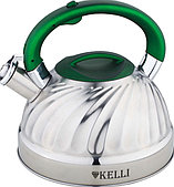 Чайник металлический 3 л. со свистком KELLI 4507