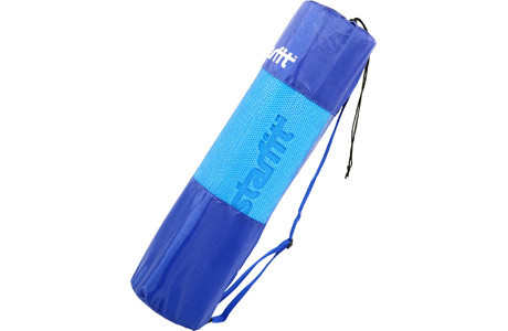 Чехол для коврика для йоги полусетчатый, 24,5x66 см, синий STARFIT FA-301-BL - фото 1 - id-p111779937