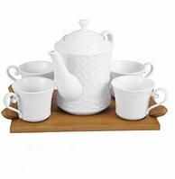 Набор чайный на подставке Верона (Фарфор) JEWEL ПС00021-12