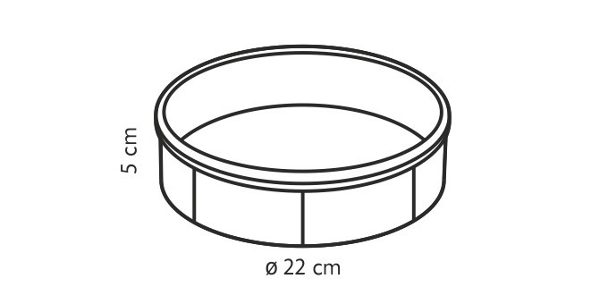 Форма для торта силиконовая, 20 см TESCOMA TS-629233 - фото 2 - id-p111780196