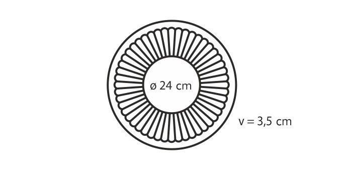 Форма силиконовая для пирога - солнце, 22 см TESCOMA TS-629256 - фото 2 - id-p111780199