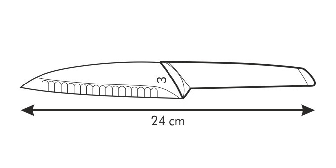 Нож для декоративной нарезки Cosmo,13 см. TESCOMA TS-863534 - фото 2 - id-p111780246