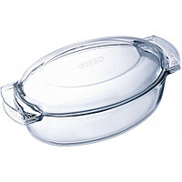 Утятница овальная 4л, 32х20х9см. высота крышки: 3.5см. Pyrex 459AA