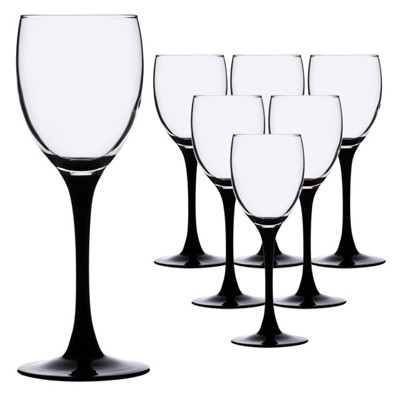 Набор бокалов для вина Domino 6шт 350мл Luminarc J0015 - фото 1 - id-p111780435