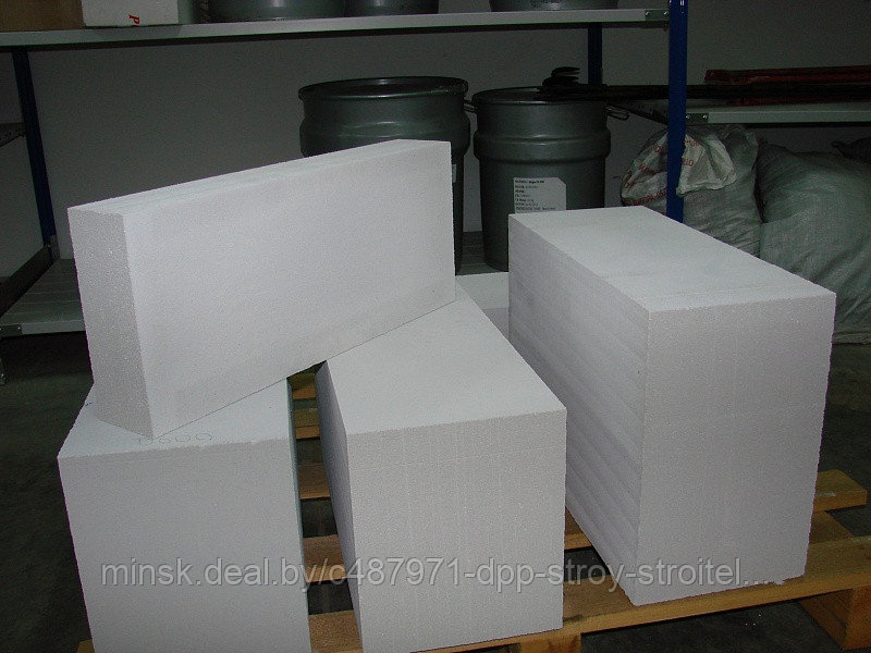 Газосиликатные блоки 625*200*249 (стеновые), D500 (1 категория точности) для кладки на клей