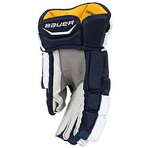 Краги хоккейные Bauer Supreme 170 Sr 14 (черный/красный), фото 3