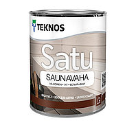 Воск для сауны Teknos SATU-SAUNAVAHA Variton, 0,45 л