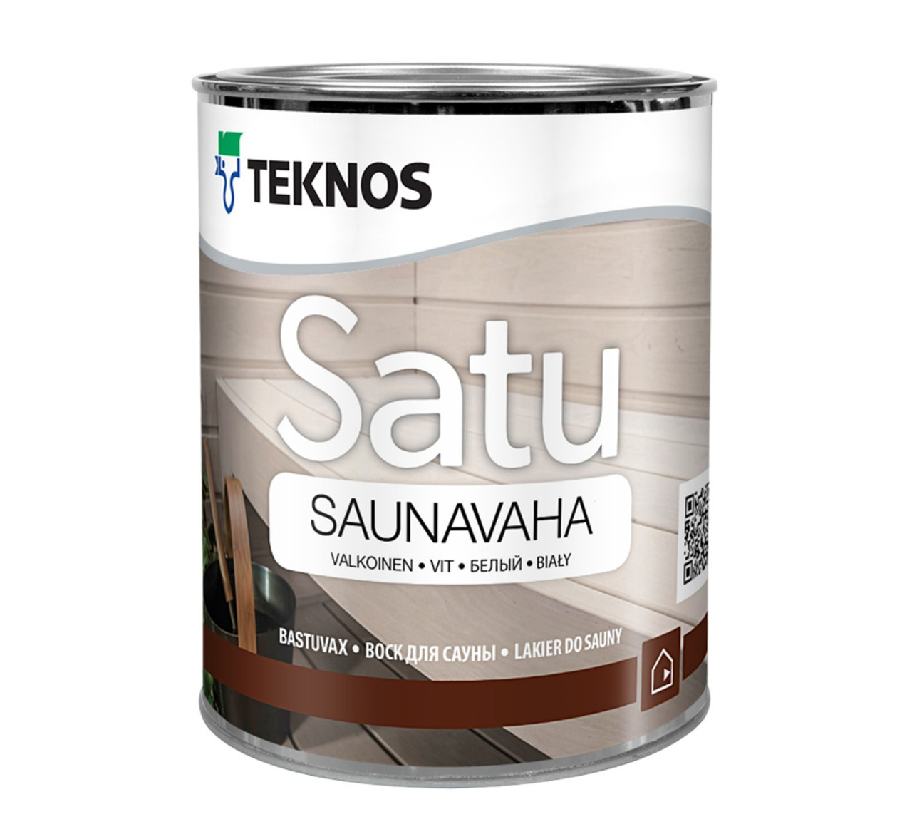Воск для сауны Teknos SATU-SAUNAVAHA Variton, 0,9 л - фото 1 - id-p111789490